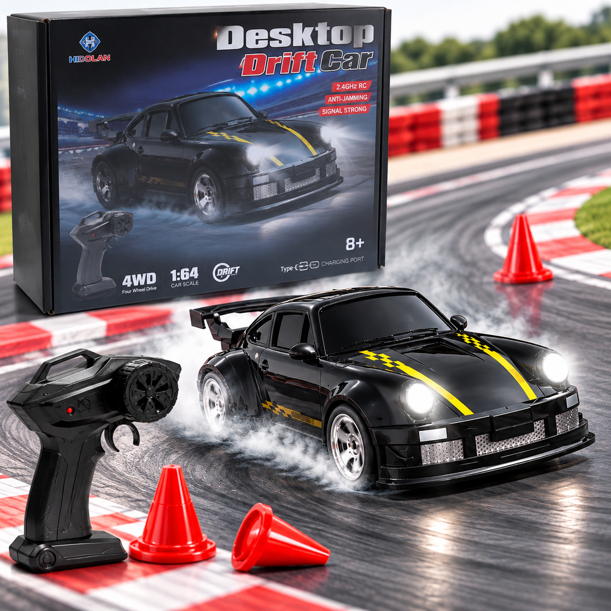 Mini Auto Escala 1:64 /Potencia, Precisión Y Drift En Tus Manos