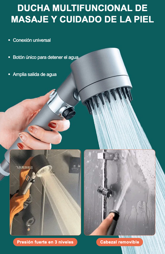 Ducha Multifuncional CD-1 | Presión, Filtrado y Relajación en un Solo Diseño ✨